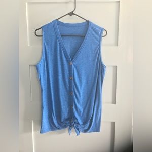 Set of 2! Tie Front Tank Tops, Size XL.